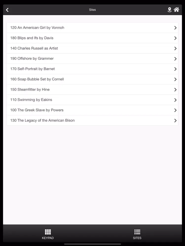 Capturas de pantalla de Amon Carter Audio Tour iPad 