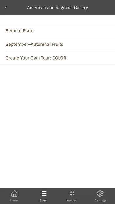 UMFA Audio Guide Screenshots