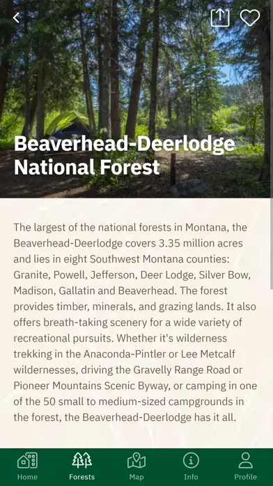 Screenshot di National Forest Explorer