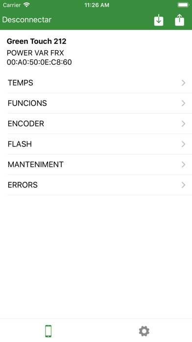 Captures d'écran de Green Touch System