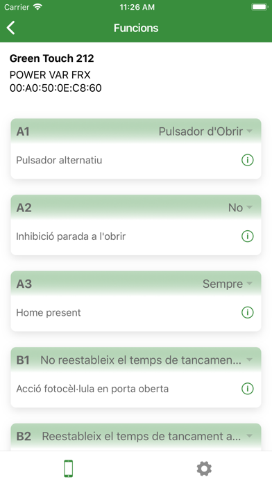 Captures d'écran de Green Touch System