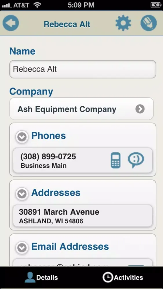 Capturas de tela do Oncontact CRM