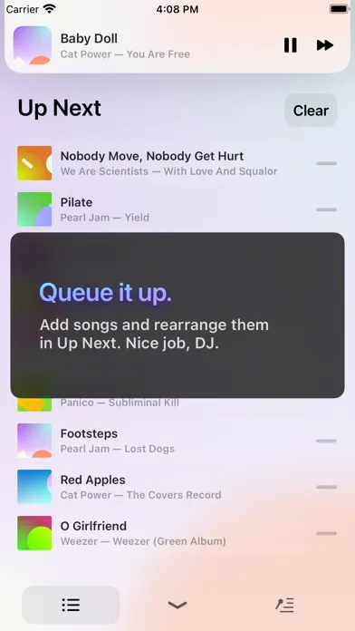Zrzuty ekranu Doppi: the nicest music player
