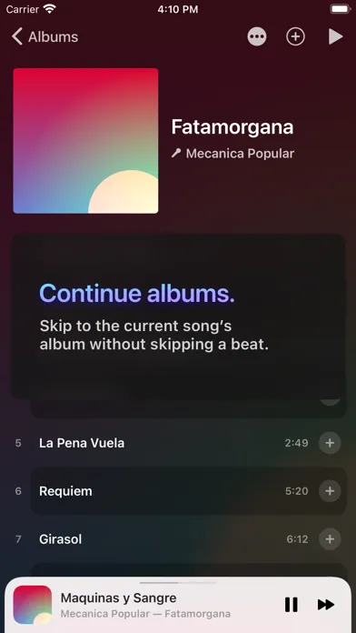 Zrzuty ekranu Doppi: the nicest music player