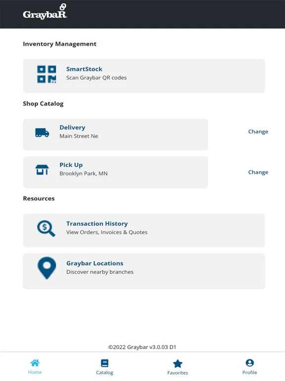 The Graybar Mobile App iPad 应用截图