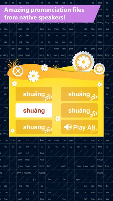Pinyin Chart - Learn Chinese سکرین شاٹس