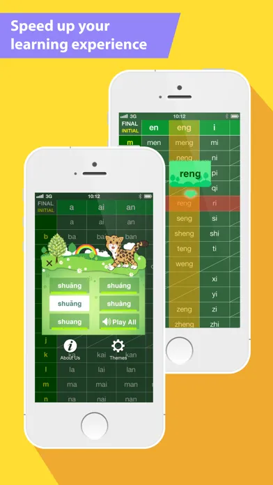 Pinyin Chart - Learn Chinese سکرین شاٹس
