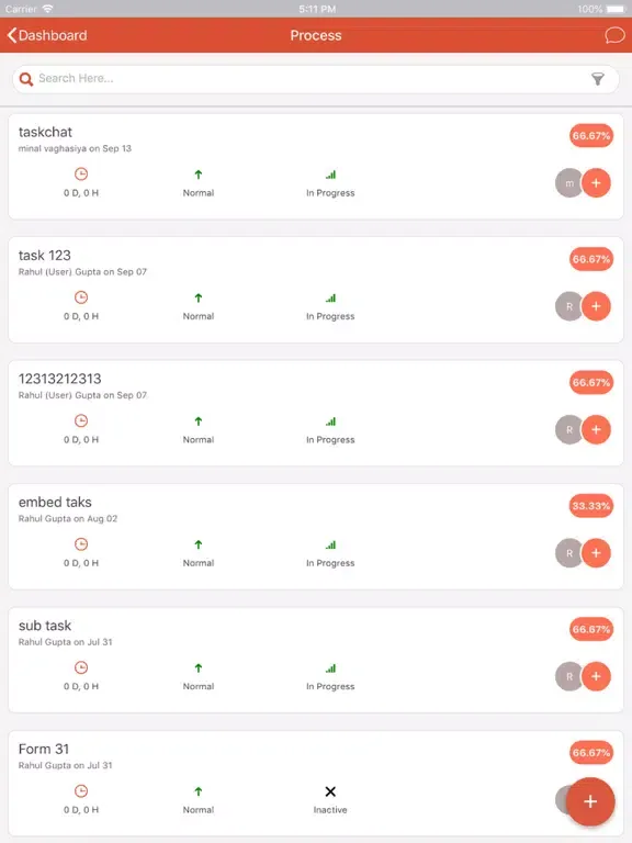 Kriya BPM iPad  스크린샷