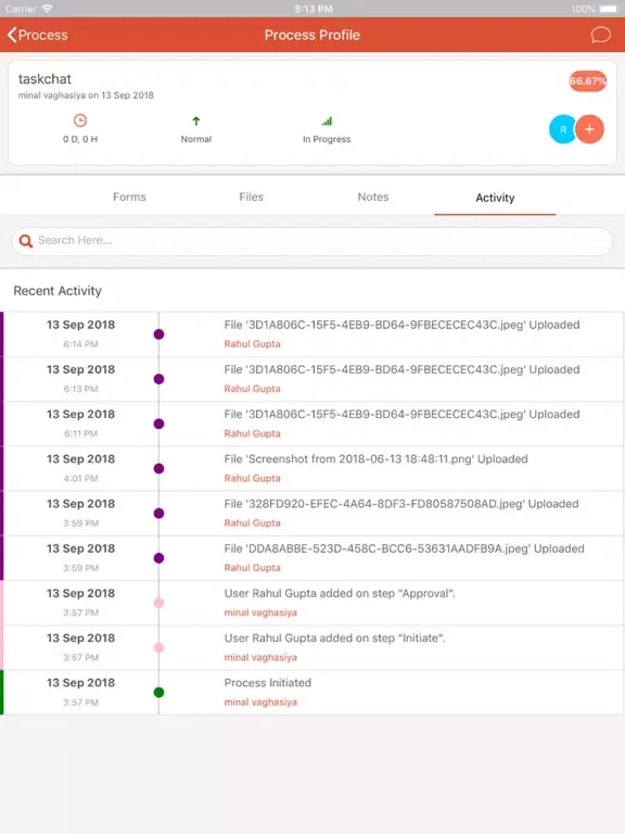 Kriya BPM iPad  스크린샷