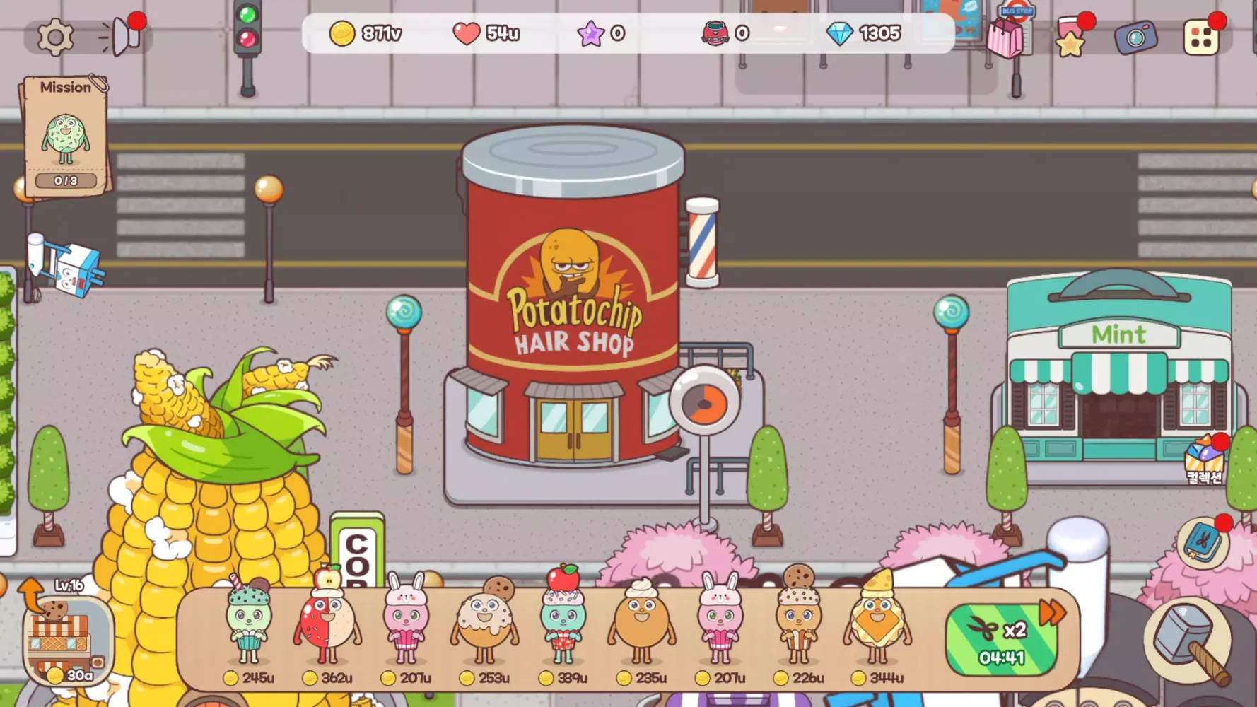 Tangkapan layar Bread Barbershop Bakery Town