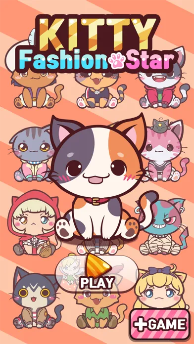 Tangkapan layar Kitty Fashion Star