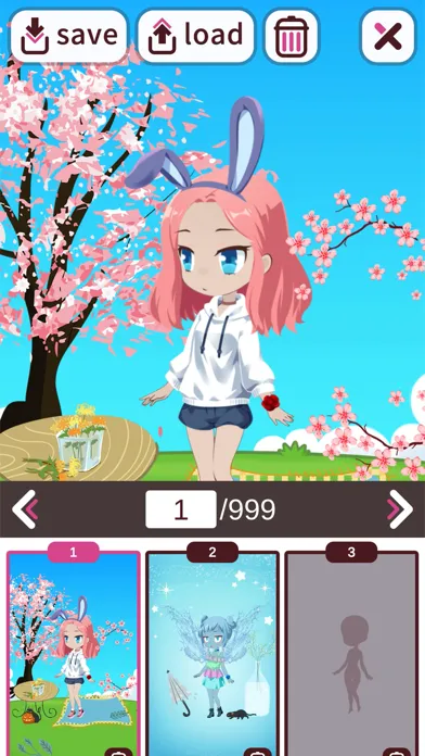 Captures d'écran de Chibi Girls