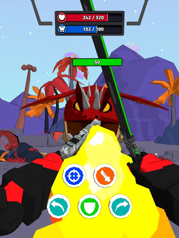 Capturas de tela do Hello Carbot Robot Battle iPad 