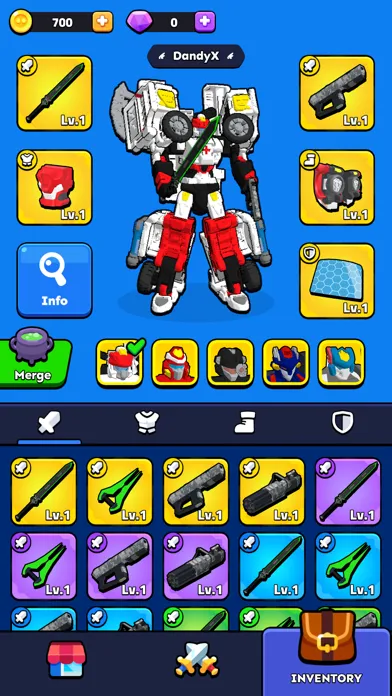 Capturas de tela do Hello Carbot Robot Battle