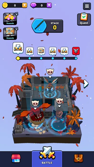 Capturas de tela do Hello Carbot Robot Battle