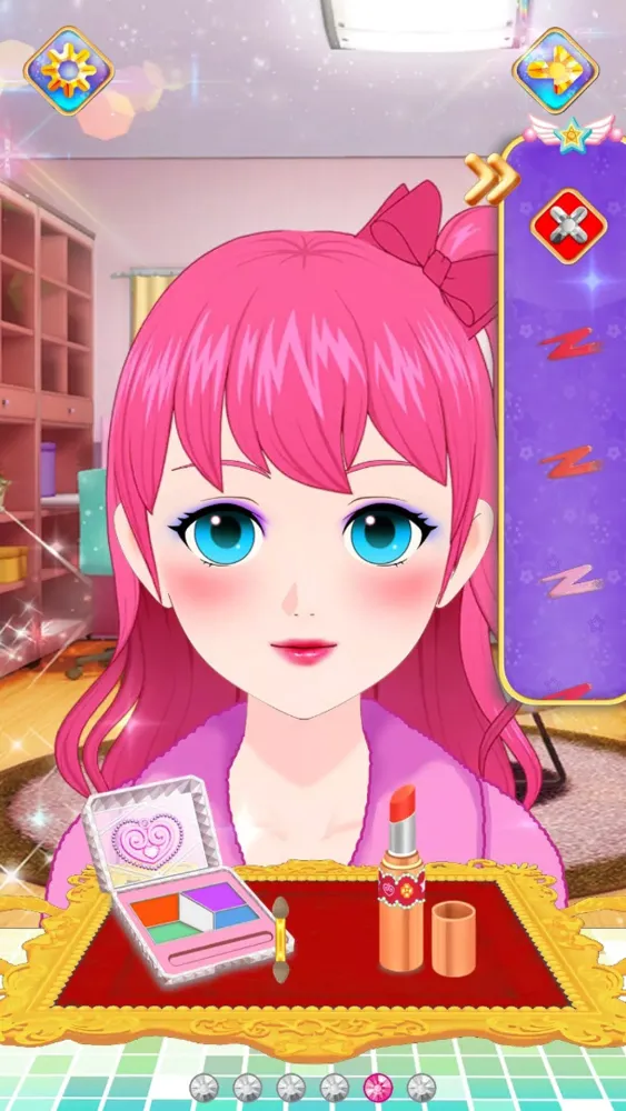Capturas de pantalla de Shining Star Makeup game