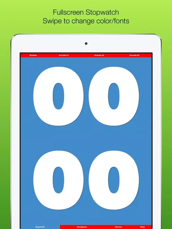 ภาพหน้าจอของ Stopwatch Timer! iPad 
