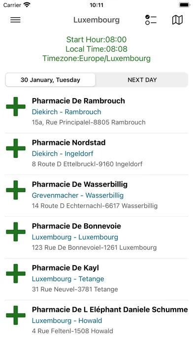 Luxembourg Pharmacies Screenshots