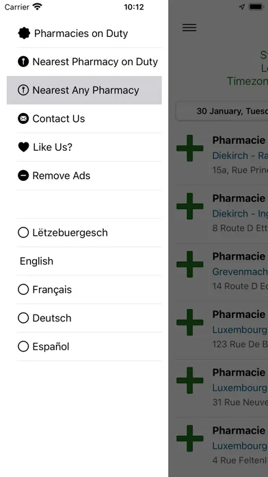 Luxembourg Pharmacies Screenshots