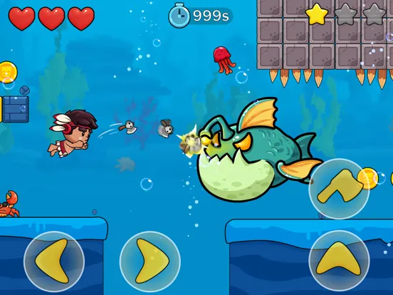 Jungle Adventure: Tribe Boy iPad  스크린샷