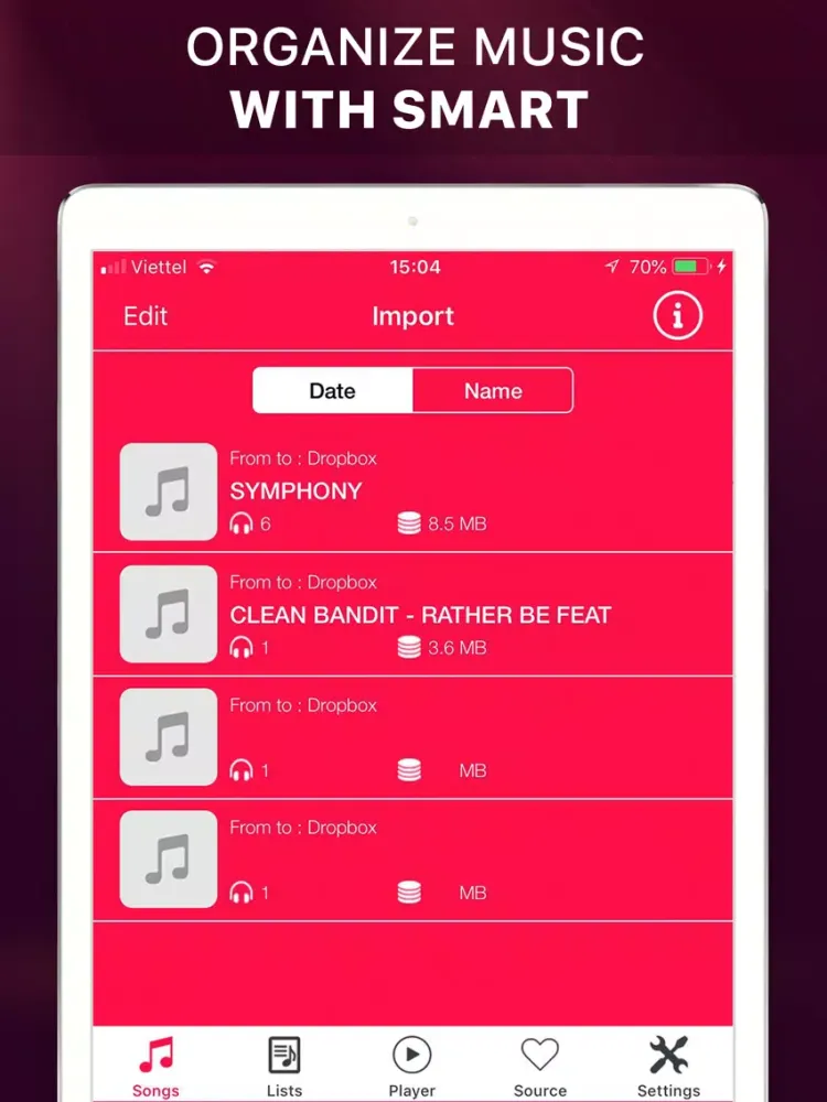 Offline Music: Music Saver iPad  Screenshots