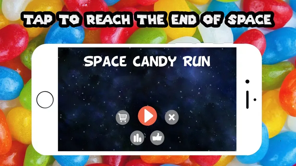 Space Candy Run - One Tap Game スクリーンショット