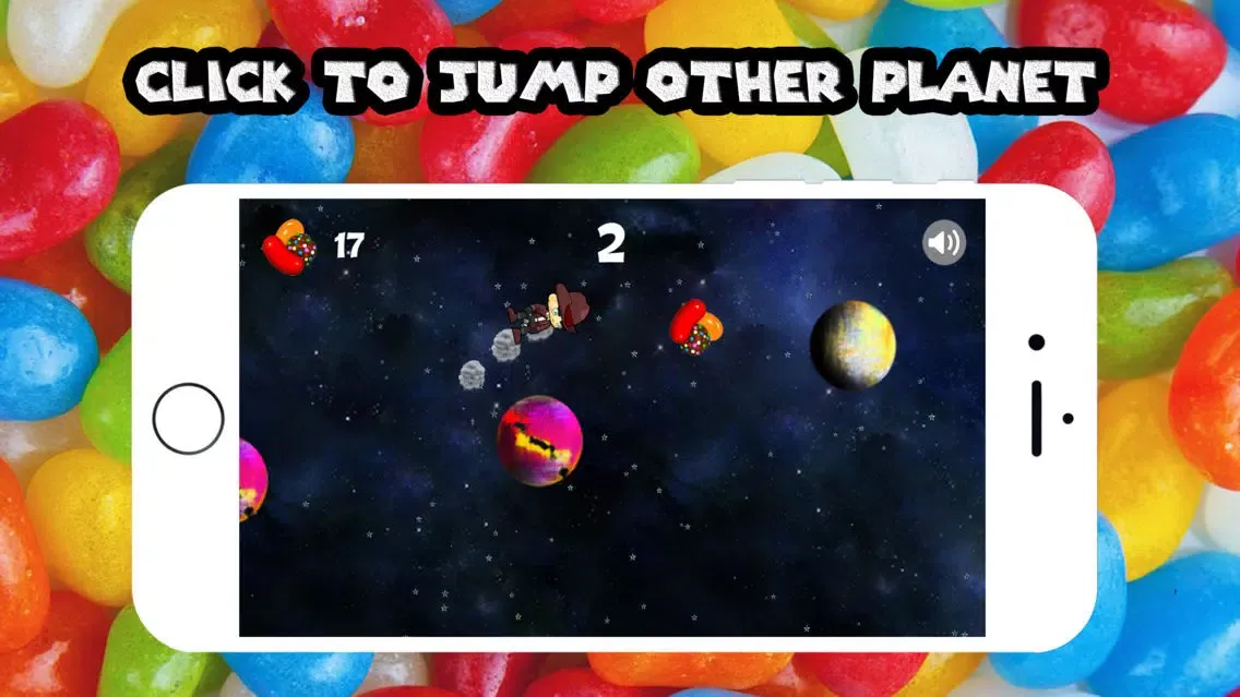 Space Candy Run - One Tap Game スクリーンショット