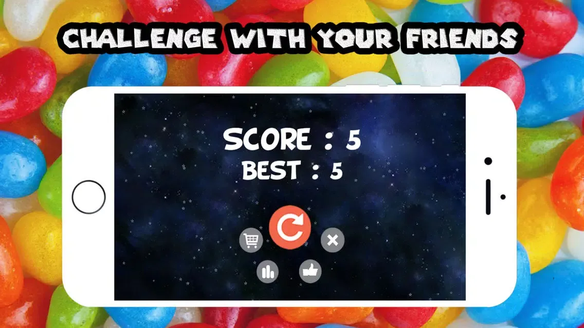 Space Candy Run - One Tap Game スクリーンショット