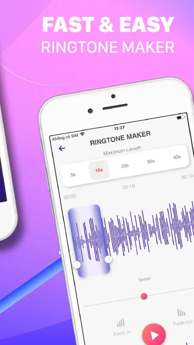 Capturas de pantalla de Make Ringtones for iPhone