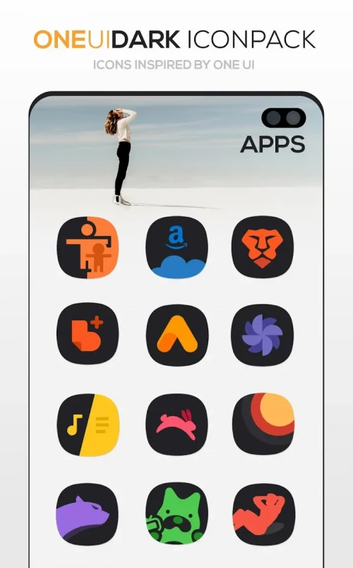 ONE UI DARK Icon Pack-screenshot-5
