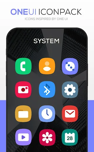 Capturas de tela do ONE UI Icon Pack