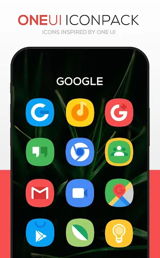 Capturas de tela do ONE UI Icon Pack