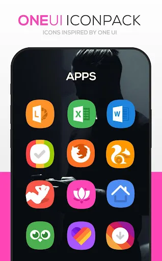 Capturas de tela do ONE UI Icon Pack