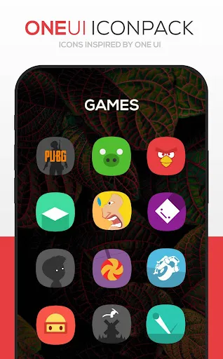 Capturas de tela do ONE UI Icon Pack