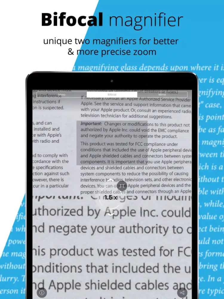 صور Magnifier PRO-magnifying glass iPad 