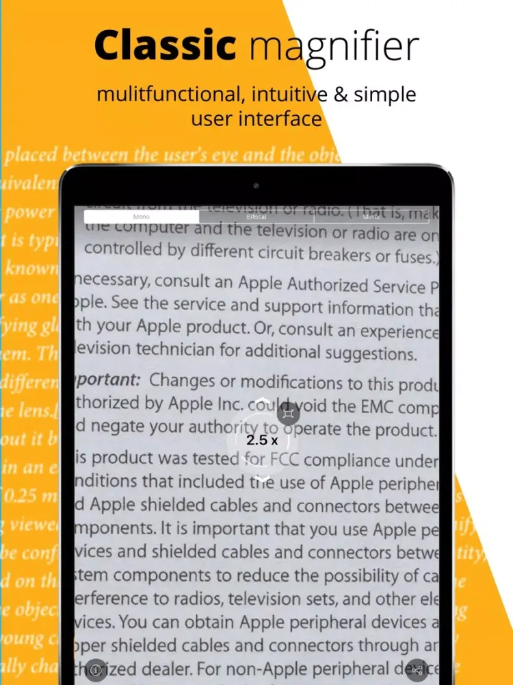 صور Magnifier PRO-magnifying glass iPad 