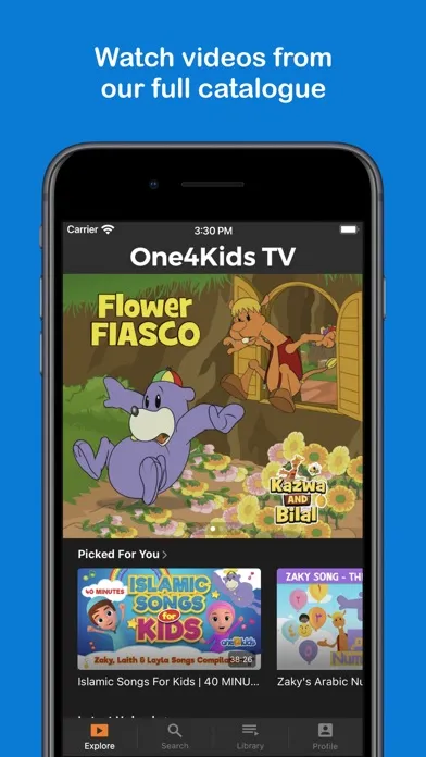 Capturas de pantalla de One4Kids TV