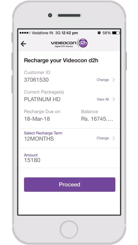 صور Videocon d2h Recharge