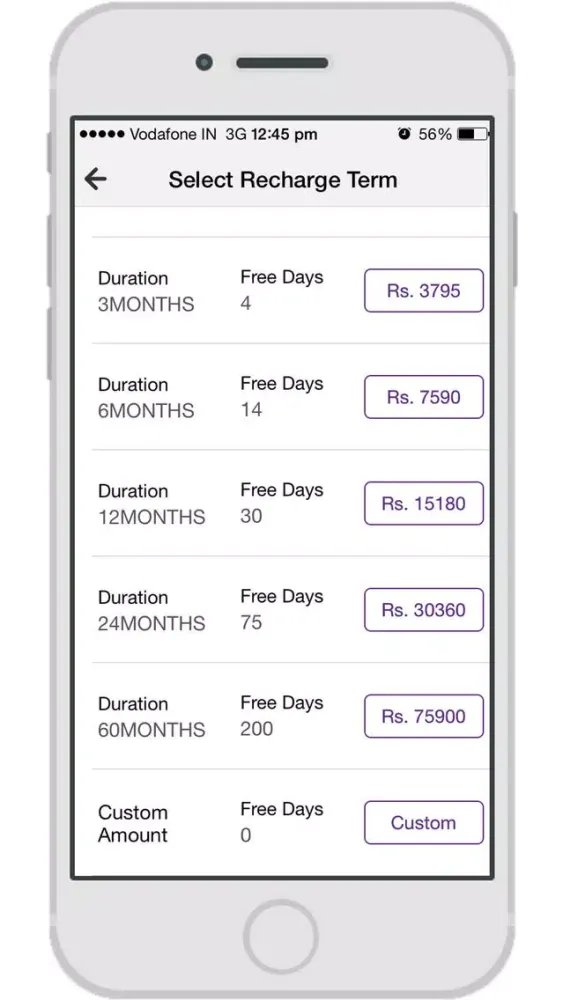 صور Videocon d2h Recharge