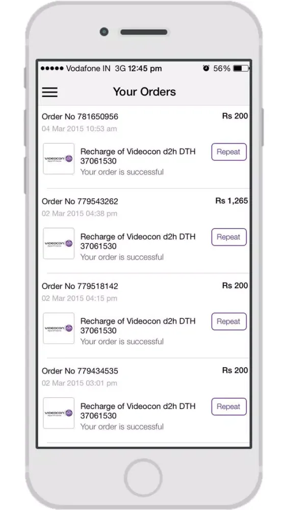 صور Videocon d2h Recharge