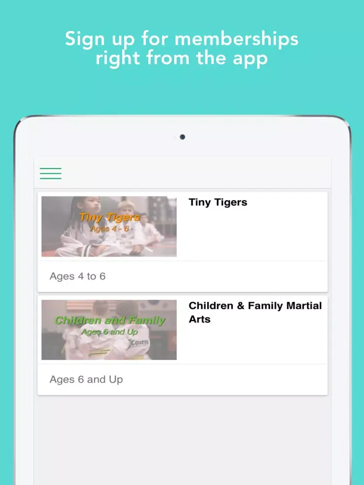 Ảnh chụp màn hình của One Accord Karate iPad 