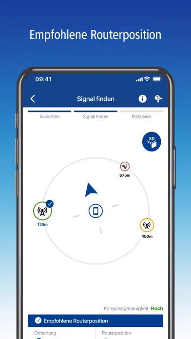 Скриншоты 1&1 5G Signal Kompass