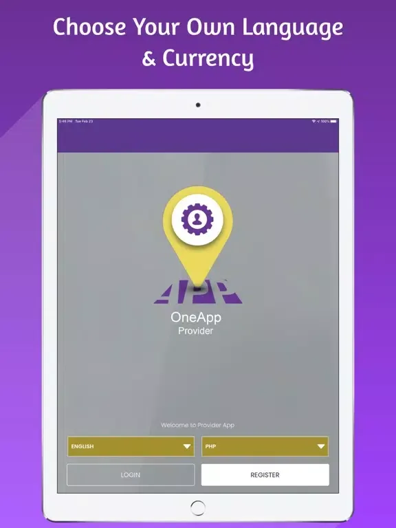 OneApp Provider iPad  سکرین شاٹس