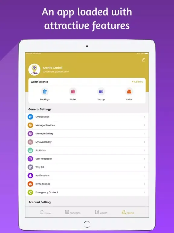 OneApp Provider iPad  سکرین شاٹس