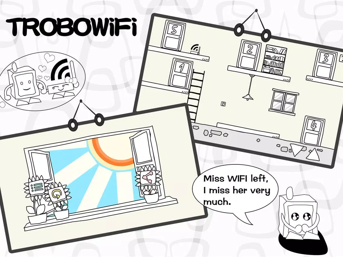 TROBO WIFI-a puzzle game about wifi iPad 應用截圖