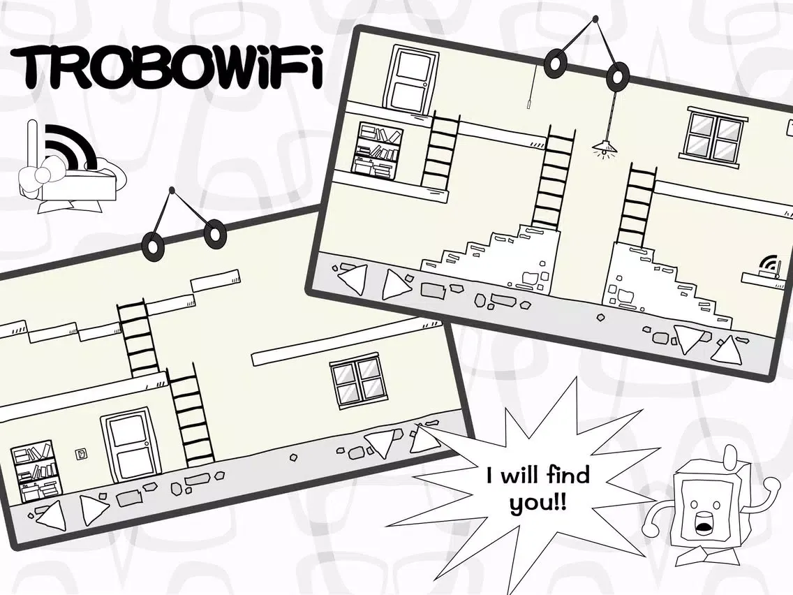 TROBO WIFI-a puzzle game about wifi iPad 應用截圖