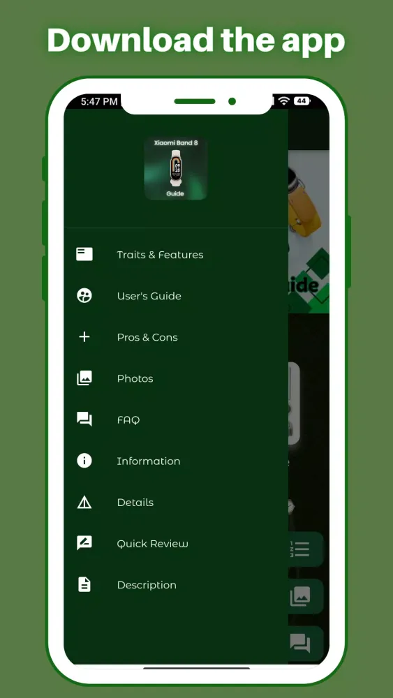 Xiaomi Band 8 Guide应用截图