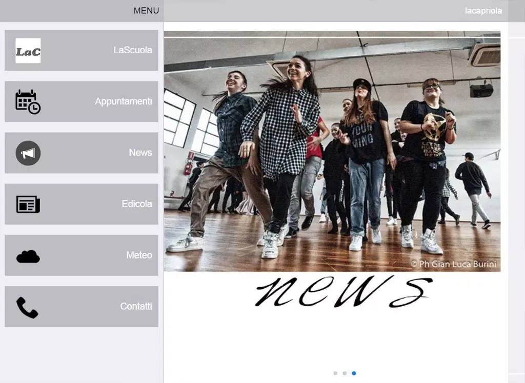 ภาพหน้าจอของ LaCapriola iPad 