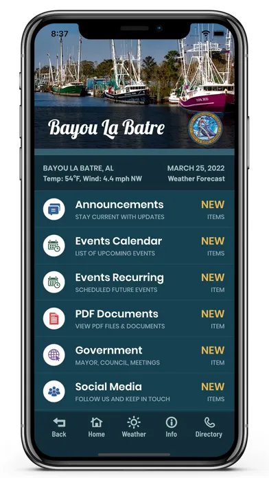Capturas de pantalla de City of Bayou La Batre