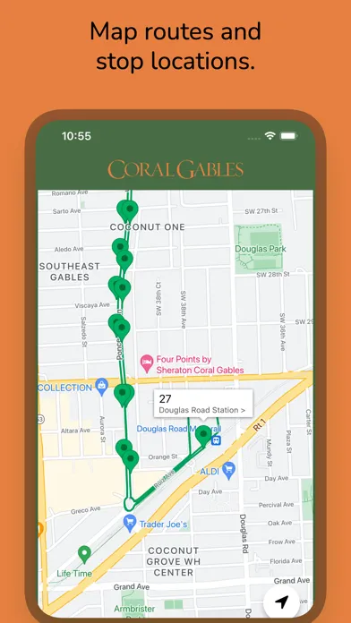 Screenshot di Coral Gables Trolley Tracker